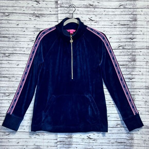 Lilly Pulitzer Velour 1/2 Zip Skipper Popover - Picture 3 of 11